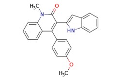eMolecules​&nbsp;3-(1H-2-INDOLYL)-4-(4-METHOXYPHENYL)-1-METHYL-1H-2-QUINOLINONE | 1010128-58-1 | MFCD11501397 | 1g