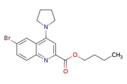eMolecules​ BUTYL 6-BROMO-4-(PYRROLIDIN-1-YL)QUINOLINE-2-CARBOXYLATE |