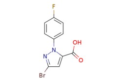 eMolecules​ 3-BROMO-1-(4-FLUOROPHENYL)-1H-PYRAZOLE-5-CARBOXYLIC ACID |