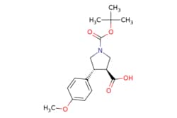 eMolecules​ TRANS (+/-) 1-[(TERT-BUTYL)OXYCARBONYL]-4-(4-METHOXYPHENYL)PYRROLIDINE-3-CARBOXYLIC