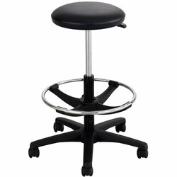Enterprise Technology Solutions&nbsp;Safco  Extended-Height Lab Stool, Backless, Supports Up to 250 lb, 22