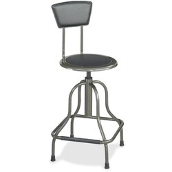 Enterprise Technology Solutions&nbsp;Safco  Industrial Stool,Seat Height 22-27