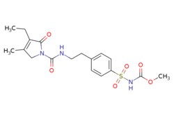 eMolecules​ N-[[4-[2-[[(3-Ethyl-2,5-dihydro-4-methyl-2-oxo-1H-pyrrol-1-yl)carbonyl]amino]ethyl]phenyl]sulfonyl]carbamic