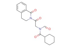 eMolecules​ N-[2-(3,4-Dihydro-1-oxo-2(1H)-isoquinolinyl)-2-oxoethyl]-N-formyl-cyclohexanecarboxamide