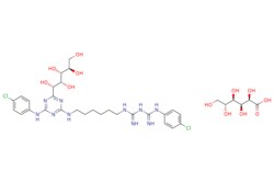 eMolecules​ 1-(4-Chlorophenyl)-5-[6-[[4-[(4-chlorophenyl)amino]-6-[(1S,2R,3R,4R)-1,2,3,4,5-pentahydroxypentyl]-1,3,5-triazin-2-yl]amino]hexyl]biguanide