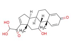 eMolecules​ (8S,9S,10R,13S,14S)-17-(2,2-Dihydroxyacetyl)-11-hydroxy-10,13-dimethyl-6,7,8,9,10,11,12,13,14,15-decahydro-3H-cyclopenta[a]phenanthren-3-one