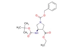 eMolecules​ TRANS-4-(BOC-AMINO)-1-CBZ-PYRROLIDINE-3-CARBOXYLIC ACID ETHYL