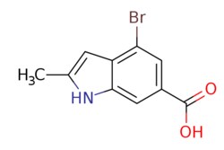 eMolecules​ 1260382-87-3 | 4-BROMO-2-METHYL-1H-INDOLE-6-CARBOXYLIC ACID