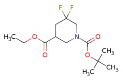eMolecules​ 1-TERT-BUTYL 3-ETHYL 5,5-DIFLUOROPIPERIDINE-1,3-DICARBOXYLATE