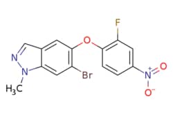 eMolecules​ 1206800-24-9 | 6-BROMO-5-(2-FLUORO-4-NITROPHENOXY)-1-METHYL-1H-INDAZOLE