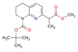 eMolecules​ TERT-BUTYL 7-(1-METHOXY-1-OXOPROPAN-2-YL)-3,4-DIHYDRO-1,8-NAPHTHYRIDINE-1(2H)-CARBOXYLATE