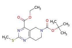 eMolecules​ 6-TERT-BUTYL 4-ETHYL 2-(METHYLTHIO)-7,8-DIHYDROPYRIDO[4,3-D]PYRIMIDINE-4,6(5H)-DICARBOXYLATE
