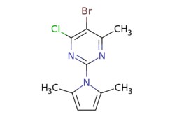 eMolecules​ 5-BROMO-4-CHLORO-2-(2,5-DIMETHYL-1H-PYRROL-1-YL)-6-METHYLPYRIMIDINE