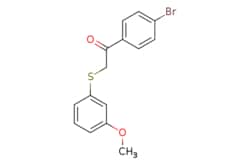eMolecules​&nbsp;1-(4-BROMOPHENYL)-2-[(3-METHOXYPHENYL)THIO]-ETHANONE | 225222-73-1 | MFCD12649872 | 0.25g