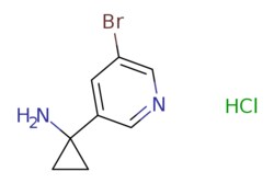 eMolecules​ 1993189-05-1 | 1-(5-BROMOPYRIDIN-3-YL)CYCLOPROPANAMINE HCL