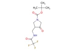 eMolecules​ 1781668-43-6 | TERT-BUTYL 3-OXO-4-((2,2,2-TRIFLUOROACETAMIDO)METHYL)PYRROLIDINE-1-CARBOXYLATE