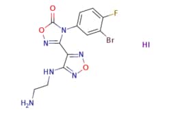 eMolecules​ 3-(4-(2-AMINOETHYLAMINO)-1,2,5-OXADIAZOL-3-YL)-4-(3-BROMO-4-FLUOROPHENYL)-1,2,4-OXADIAZOL-5(4H)-ONE