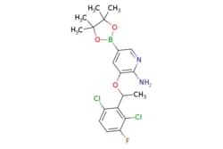 eMolecules​ 877399-08-1 | 2-PYRIDINAMINE, 3-[1-(2,6-DICHLORO-3-FLUOROPHENYL)ETHOXY]-5-(4,4,5,5-TETRAMETHYL-1,3,2-DIOXABOROLAN-2-YL)-