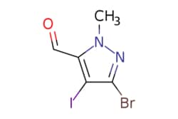 eMolecules​ 3-BROMO-4-IODO-1-METHYL-1H-PYRAZOLE-5-CARBALDEHYDE | 1807546-65-1