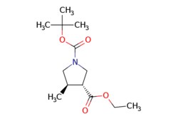 eMolecules​ TRANS-1-TERT-BUTYL 3-ETHYL 4-METHYLPYRROLIDINE-1,3-DICARBOXYLATE