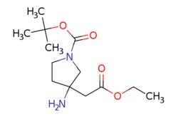 eMolecules​ ETHYL (3-AMINO-1-BOC-PYRROLIDIN-3-YL)-ACETATE | 2241129-13-3