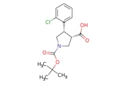 eMolecules​ TRANS (+/-) 1-[(TERT-BUTYL)OXYCARBONYL]-4-(2-CHLOROPHENYL)PYRROLIDINE-3-CARBOXYLIC