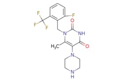 eMolecules​ 1-(2-FLUORO-6-TRIFLUOROMETHYLBENZYL)-6-METHYL-5-PIPERAZIN-1-YL-1H-PYRIMIDINE-2,4-DIONE