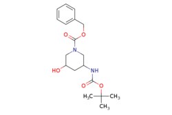 eMolecules​ BENZYL 3-((TERT-BUTOXYCARBONYL)AMINO)-5-HYDROXYPIPERIDINE-1-CARBOXYLATE
