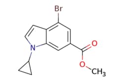 eMolecules​ METHYL 4-BROMO-1-CYCLOPROPYL-1H-INDOLE-6-CARBOXYLATE | 1956327-64-2