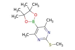 eMolecules​ 4,6-DIMETHYL-2-(METHYLTHIO)-5-(4,4,5,5-TETRAMETHYL-1,3,2-DIOXABOROLAN-2-YL)PYRIMIDINE