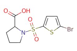 eMolecules​ 1-[(5-Bromothien-2-yl)sulphonyl]pyrrolidine-2-carboxylic acid
