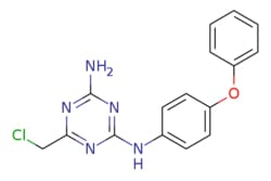 eMolecules​ 644959-89-7 | 6-(Chloromethyl)-n-(4-phenoxyphenyl)-1,3,5-triazine-2,4-diamine