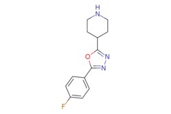 eMolecules​ 4-[5-(4-Fluorophenyl)-1,3,4-oxadiazol-2-yl]piperidine | 493024-40-1