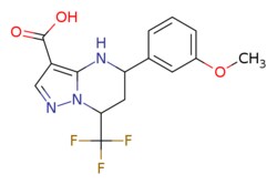 eMolecules​ 5-(3-Methoxyphenyl)-7-(trifluoromethyl)-4,5,6,7-tetrahydropyrazolo[1,5-a]pyrimidine-3-carboxylic