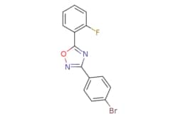 eMolecules​&nbsp;3-(4-Bromophenyl)-5-(2-fluorophenyl)-1,2,4-oxadiazole | 419553-16-5 | MFCD01200257 | 1g