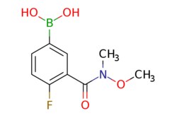 eMolecules​ N-Methoxy-N-methyl 5-borono-2-fluorobenzamide | 874290-69-4