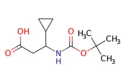 eMolecules​ 3-[(tert-Butoxycarbonyl)amino]-3-cyclopropylpropanoic acid