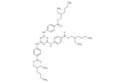 eMolecules​&nbsp;88122-99-0 | Octyl triazone | Combi-Blocks | MFCD09753106 | 823.092 | C48H66N6O6 | 97.000 | CCCCC(CC)COC(=O)c1ccc(Nc2nc(Nc3ccc(cc3)C(=O)OCC(CC)CCCC)nc(Nc3ccc(cc3)C(=O)OCC(CC)CCCC)n2)cc1 | 25g | 528670228
