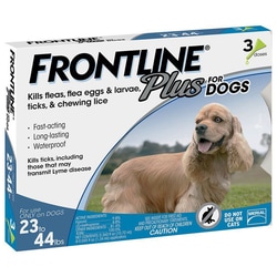 Med Vet International Frontline Plus, 23-44 lb, 3 Doses, Quantity: Each