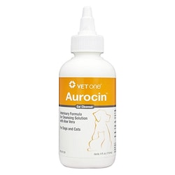 Med Vet International Aurocin Ear Cleanser (Regular Scent), 4 oz