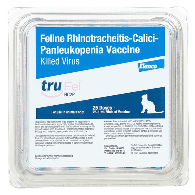 Med Vet International VaccineFort DodgeRCP Feline, 25x1dose/pack, Fel