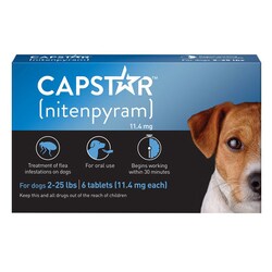 Med Vet International Elanco Capstar Tablets, Blue, 2-25 lbs., 6/pk., Quantity: