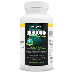 Med Vet International Dasuquin W/Msm For Dogs, Under 60Lb, 84 Chew Tabs,