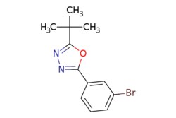 eMolecules​&nbsp;957065-96-2 | 2-(3-Bromophenyl)-5-tert-butyl-1,3,4-oxadiazole | Combi-Blocks | MFCD09878391 | 281.153 | C12H13BrN2O | 96.000 | CC(C)(C)c1nnc(o1)-c1cccc(Br)c1 | 1g | 117532814