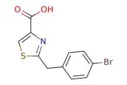 eMolecules​&nbsp;2-[(4-Bromophenyl)methyl]-1,3-thiazole-4-carboxylic acid | 1086380-12-2 | MFCD09258846 | 1g