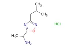 eMolecules​&nbsp;[1-(3-Isobutyl-1,2,4-oxadiazol-5-yl)ethyl]amine hydrochloride | 1185294-95-4 | MFCD09864306 | 1g