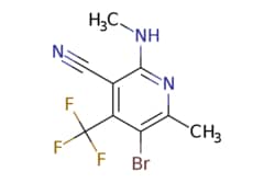 eMolecules​ 5-Bromo-6-methyl-2-(methylamino)-4-(trifluoromethyl)nicotinonitrile