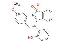 eMolecules​ 2-[(1,1-Dioxido-1,2-benzisothiazol-3-yl)(4-methoxybenzyl)amino]phenol