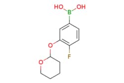 eMolecules​ 4-Fluoro-3-(tetrahydro-2H-pyran-2-yloxy)phenylboronic acid