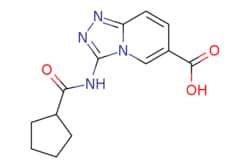 eMolecules​ 3-(Cyclopentanecarboxamido)-[1,2,4]triazolo[4,3-a]pyridine-6-carboxylic